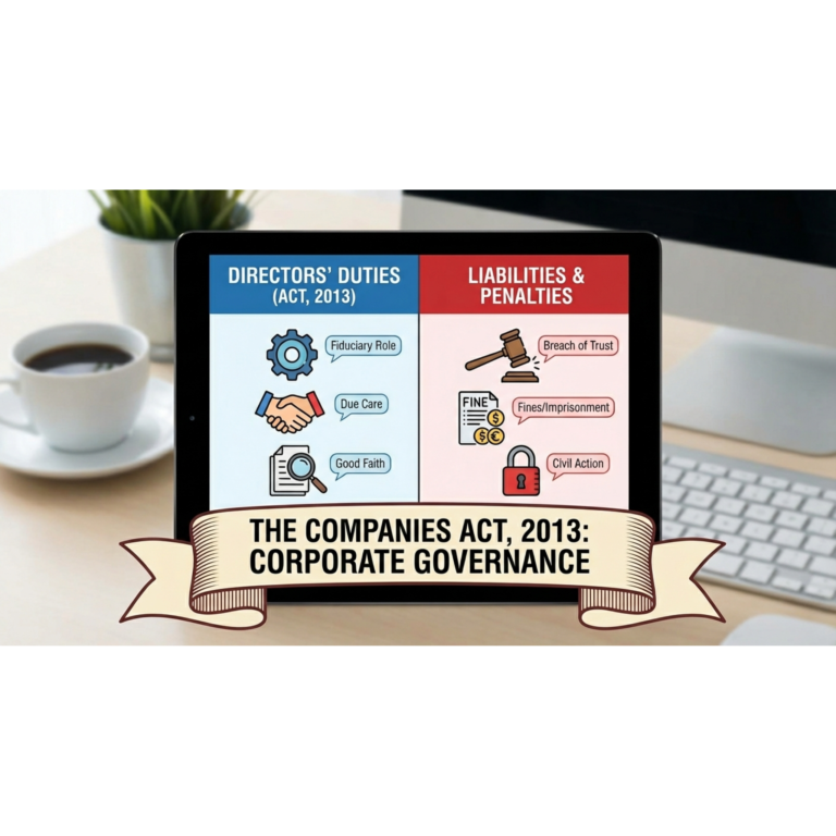 Corporate board of directors discussing duties and legal liabilities under the Companies Act 2013