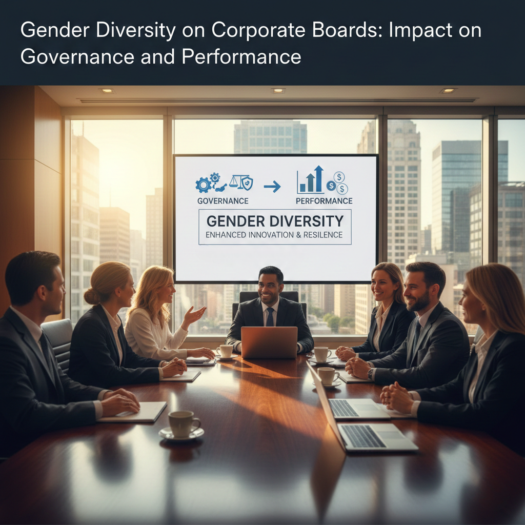 Diverse corporate board members discussing strategy, highlighting gender diversity and inclusive leadership in India